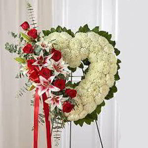 Basking Ridge Florist | Rose Lily Heart