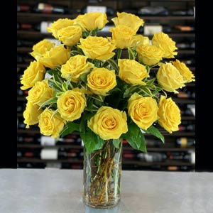 Basking Ridge Florist | 24 Yellow Roses