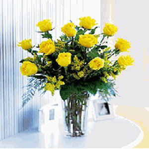 Basking Ridge Florist | Dozen Yellow Roses